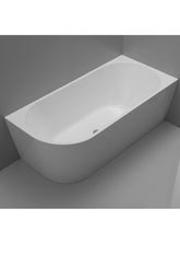 DI-MILANO Corner Bath In 1500 And 1700mm Available In Left Or Right corner